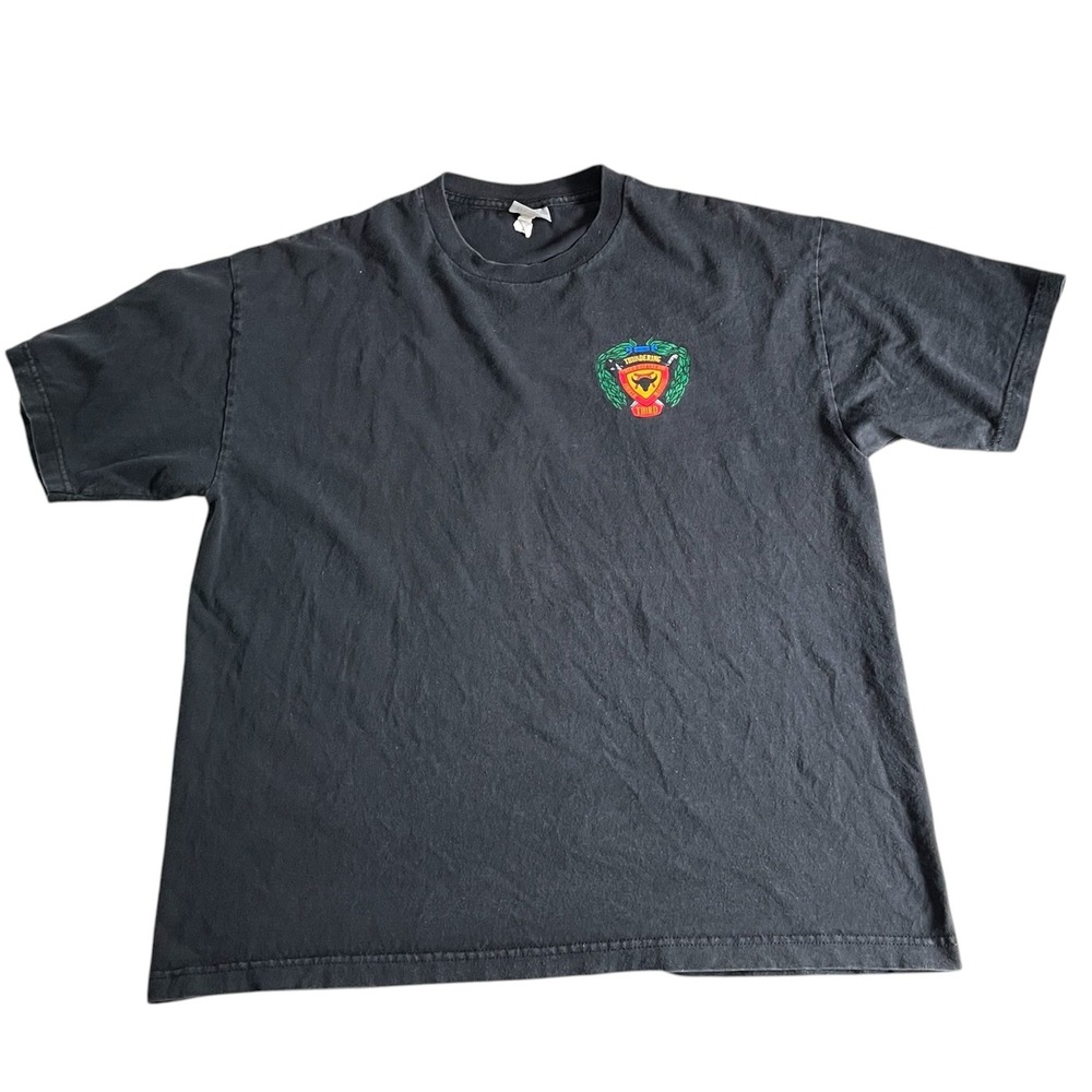 Duty Calls Thundering Third Battalion Fourth Marines T-Shirt Black Mens XL USMC
